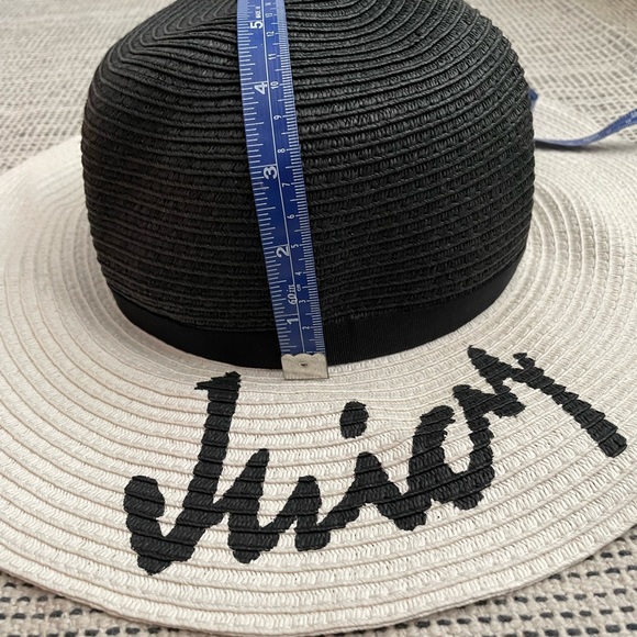 NWOT Juicy Couture Panama sophisticated well structured hat-excellent condition - Picture 9 of 10